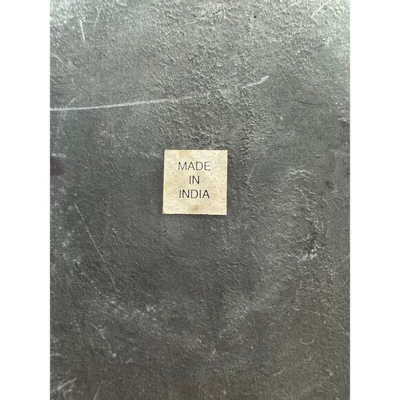 Unique Hand Painted Floral Neutral Colors Wooden Candle Holders Set of 2 - Picture 10 of 10